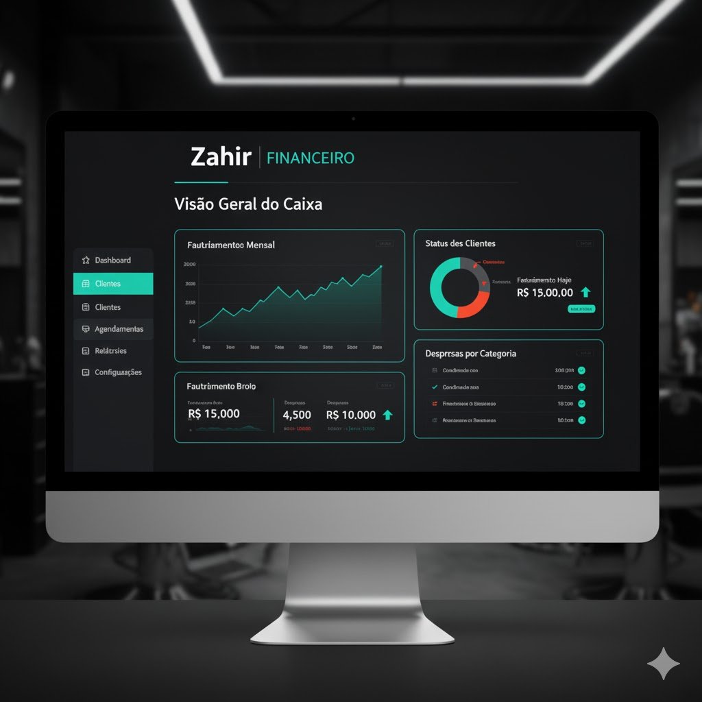 Exemplo do dashboard financeiro