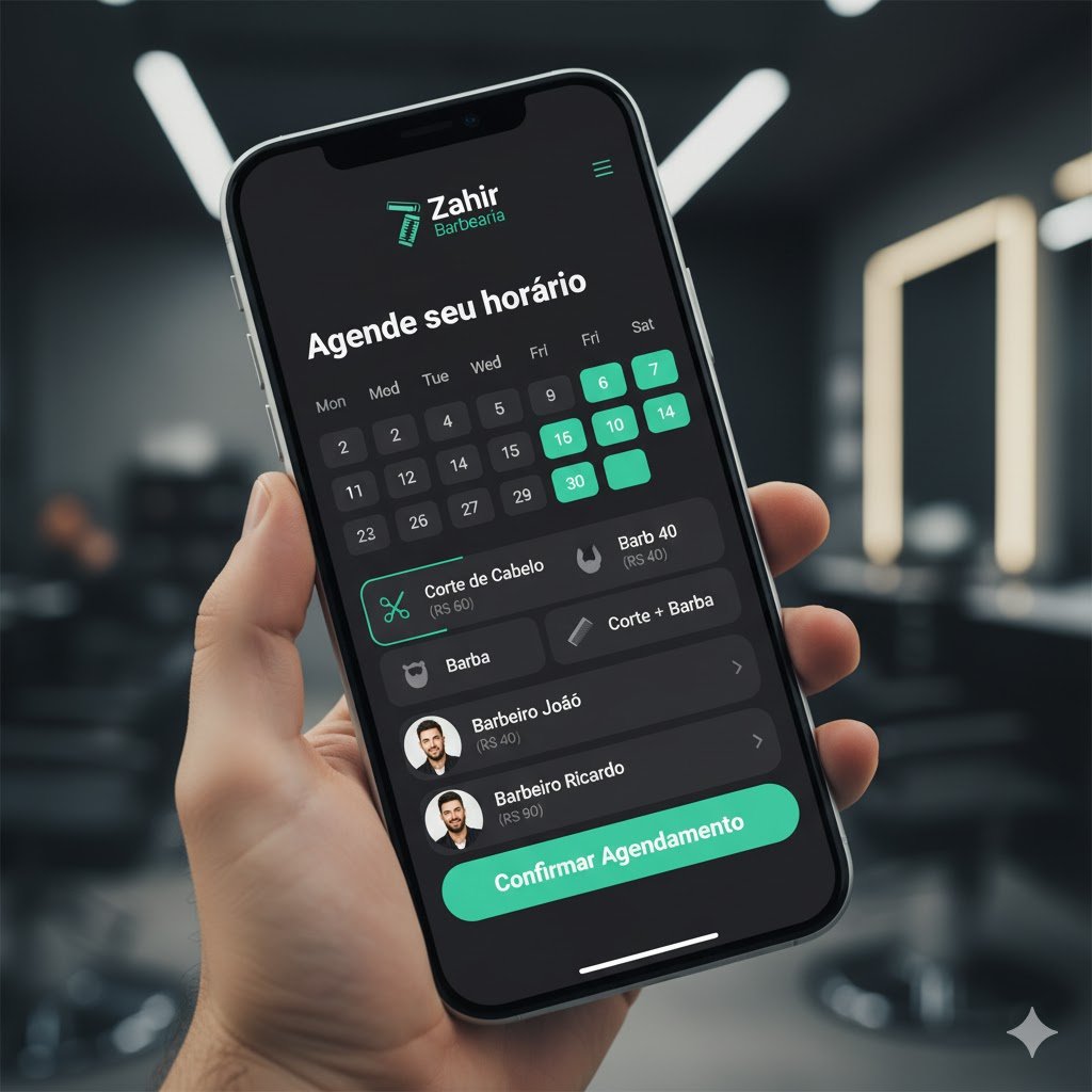 Exemplo da página de agendamento personalizada